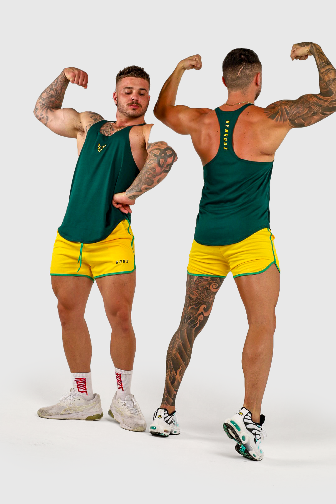 Erupt Stringer - Green & Gold