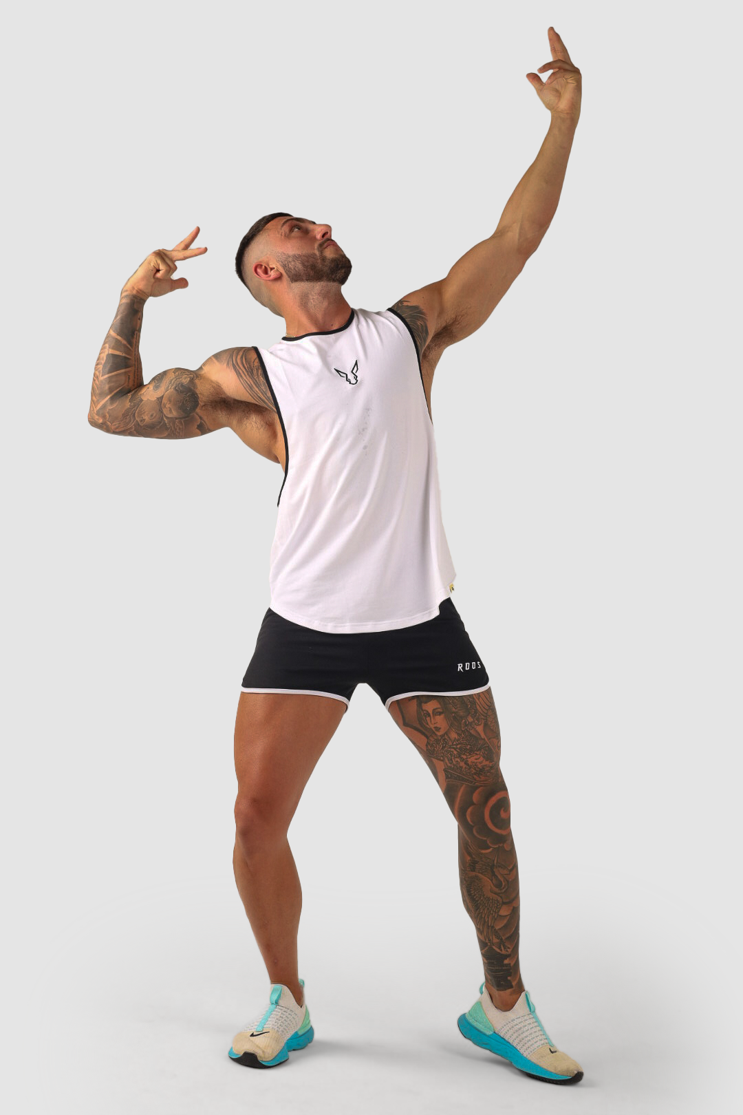 Core Drop Arm Tank - White