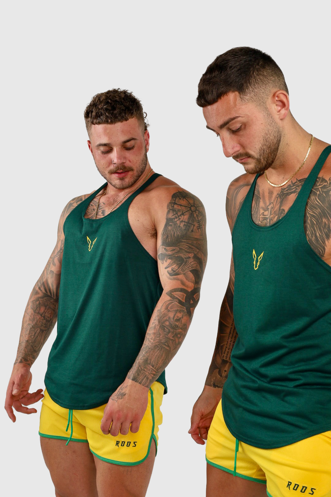 Erupt Stringer - Green & Gold