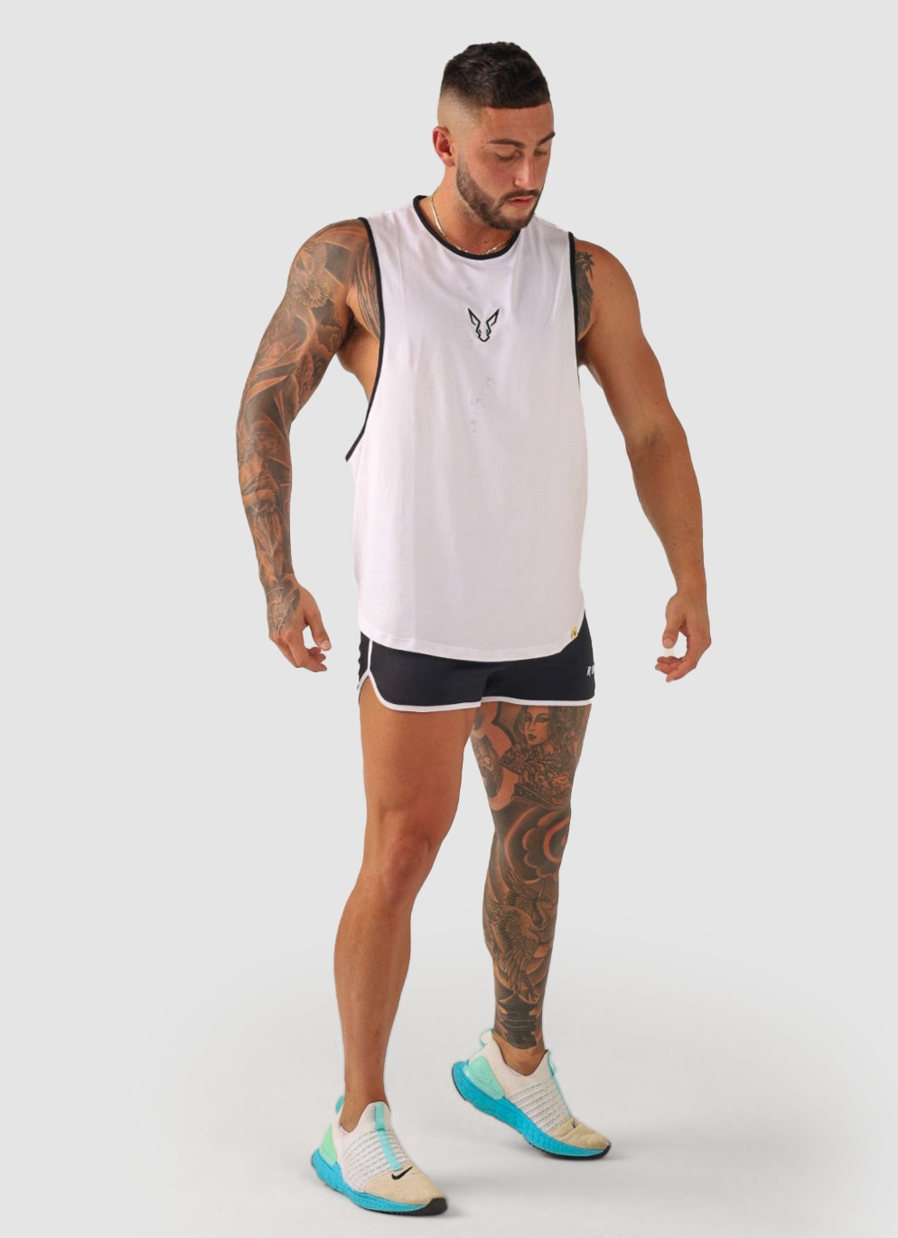 Core Drop Arm Tank - White