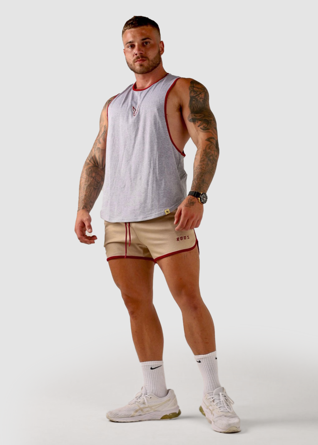 Core Drop  Arm Tank - Grey