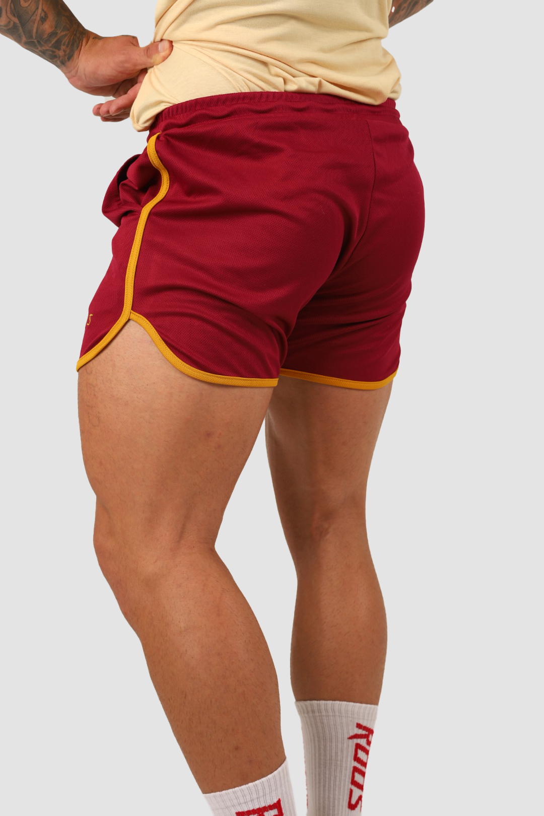 Retro Shorts - Maroon