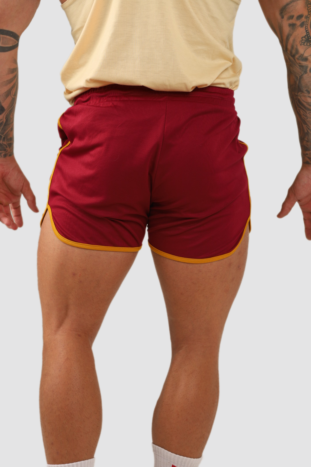 Retro Shorts - Maroon