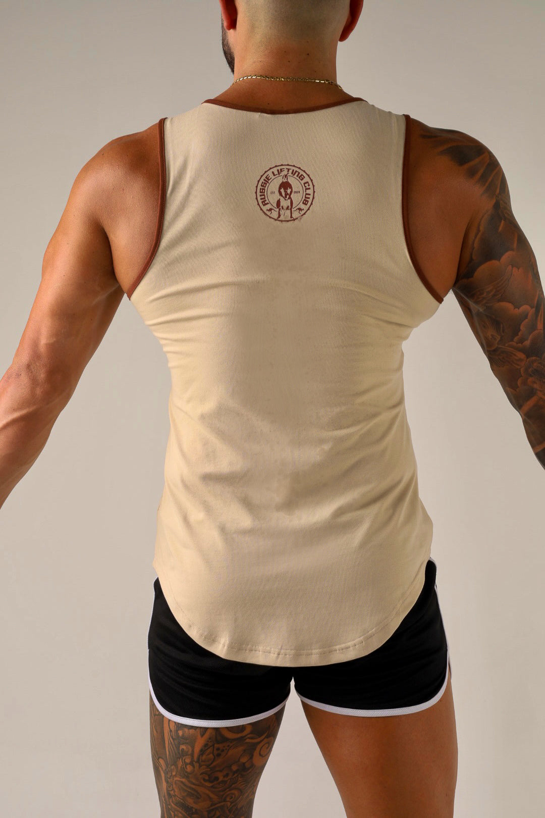 Culture Fitted Tank - Coffee