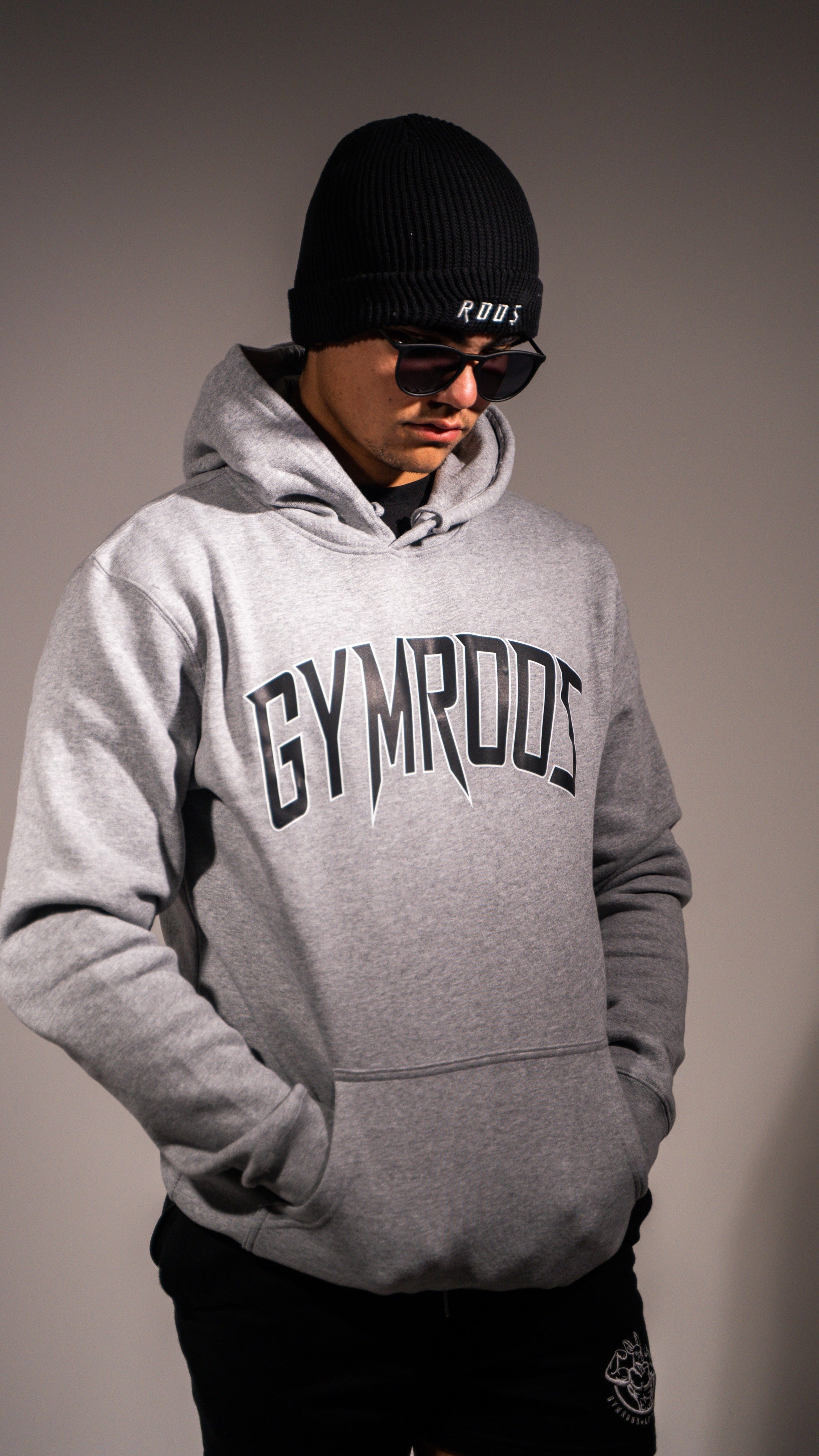 Alpha Hoodie - Grey Marl - GYMROOS