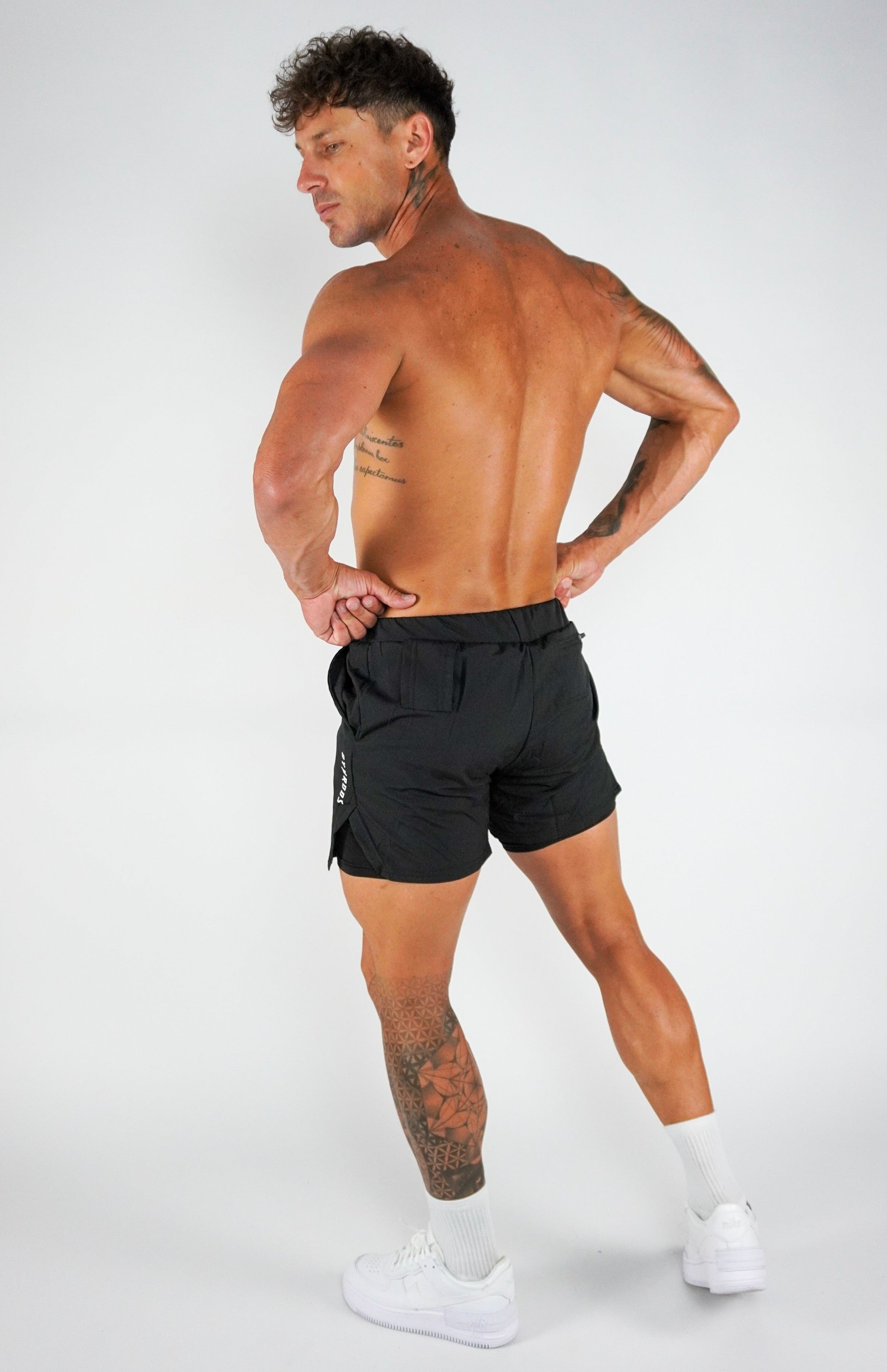 Culture 2-IN-1 Shorts - Black - GYMROOS