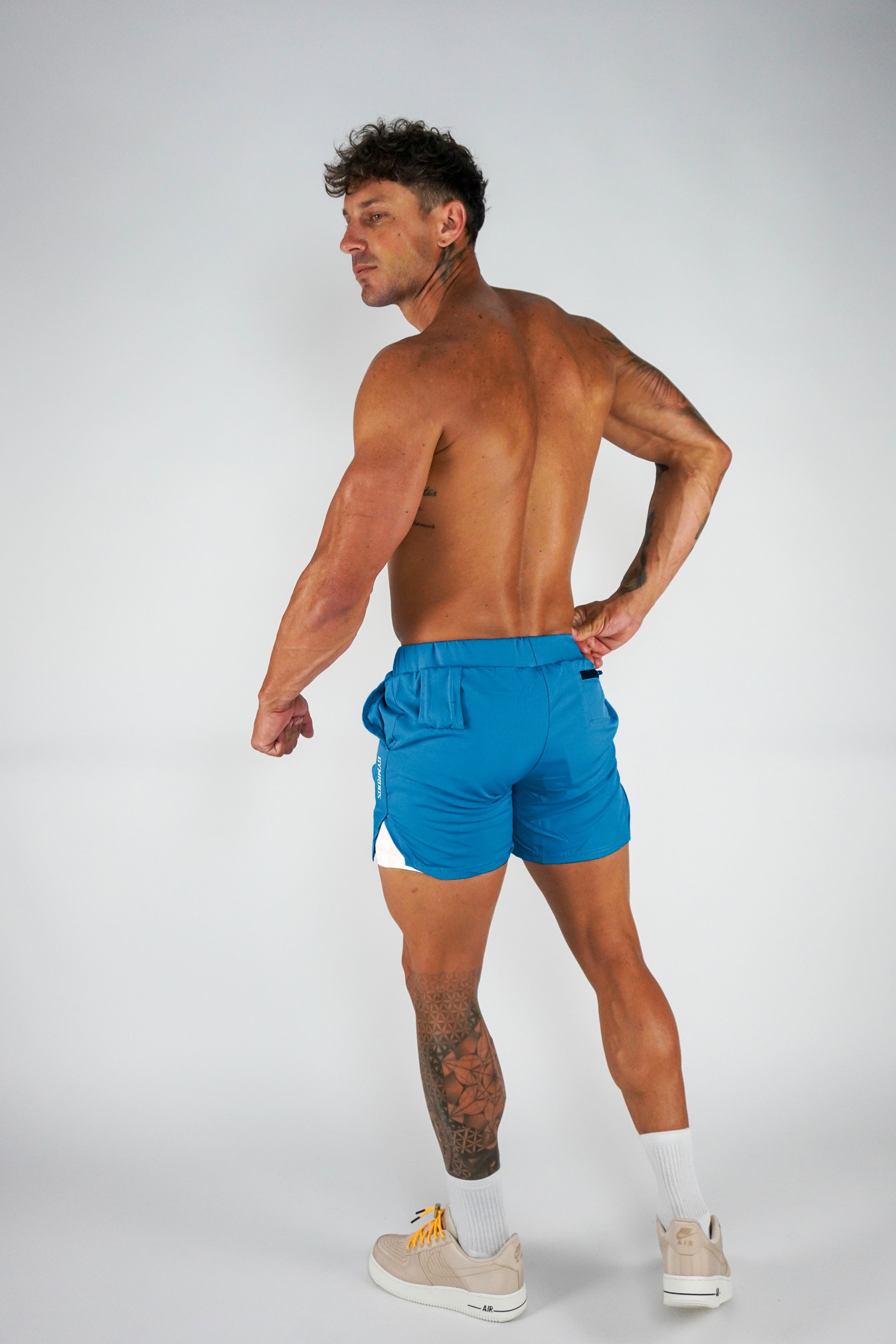 Culture 2-In-1 Shorts - Ice Blue - GYMROOS