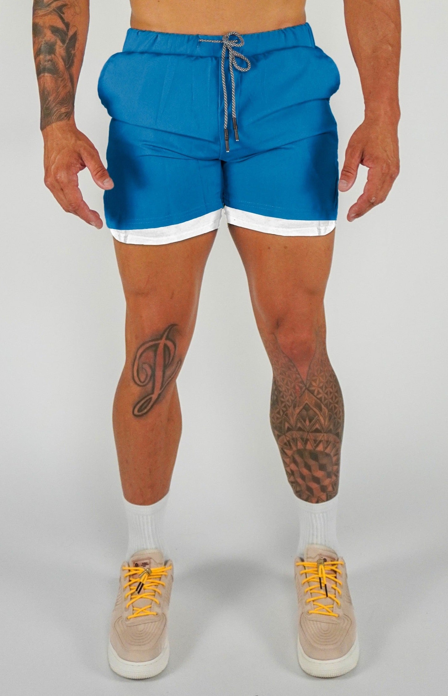 Culture 2-IN-1 Shorts - Ice Blue - GYMROOS