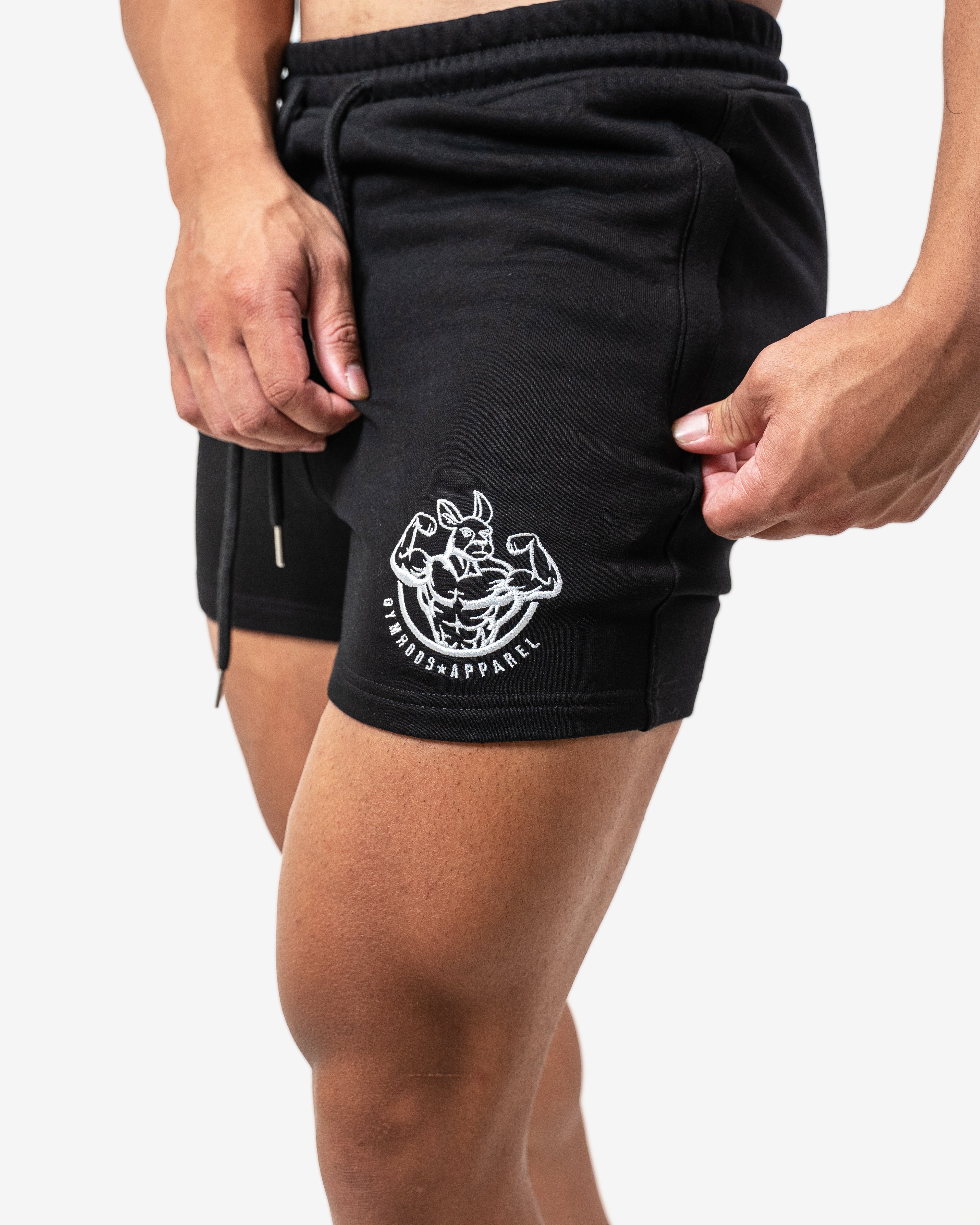 Kanga 5" Shorts - Black - GYMROOS