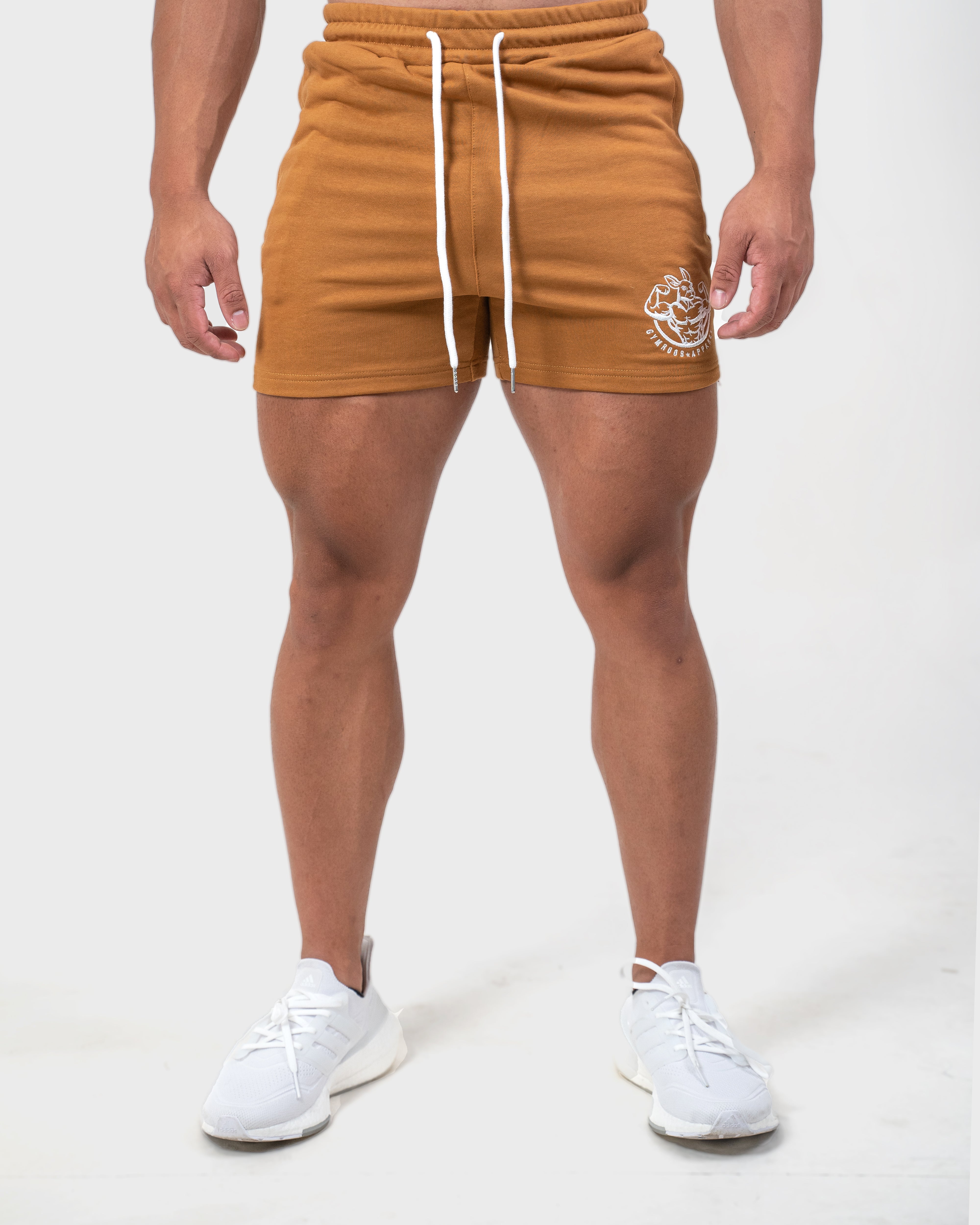 Kanga 5" Shorts - Brown - GYMROOS