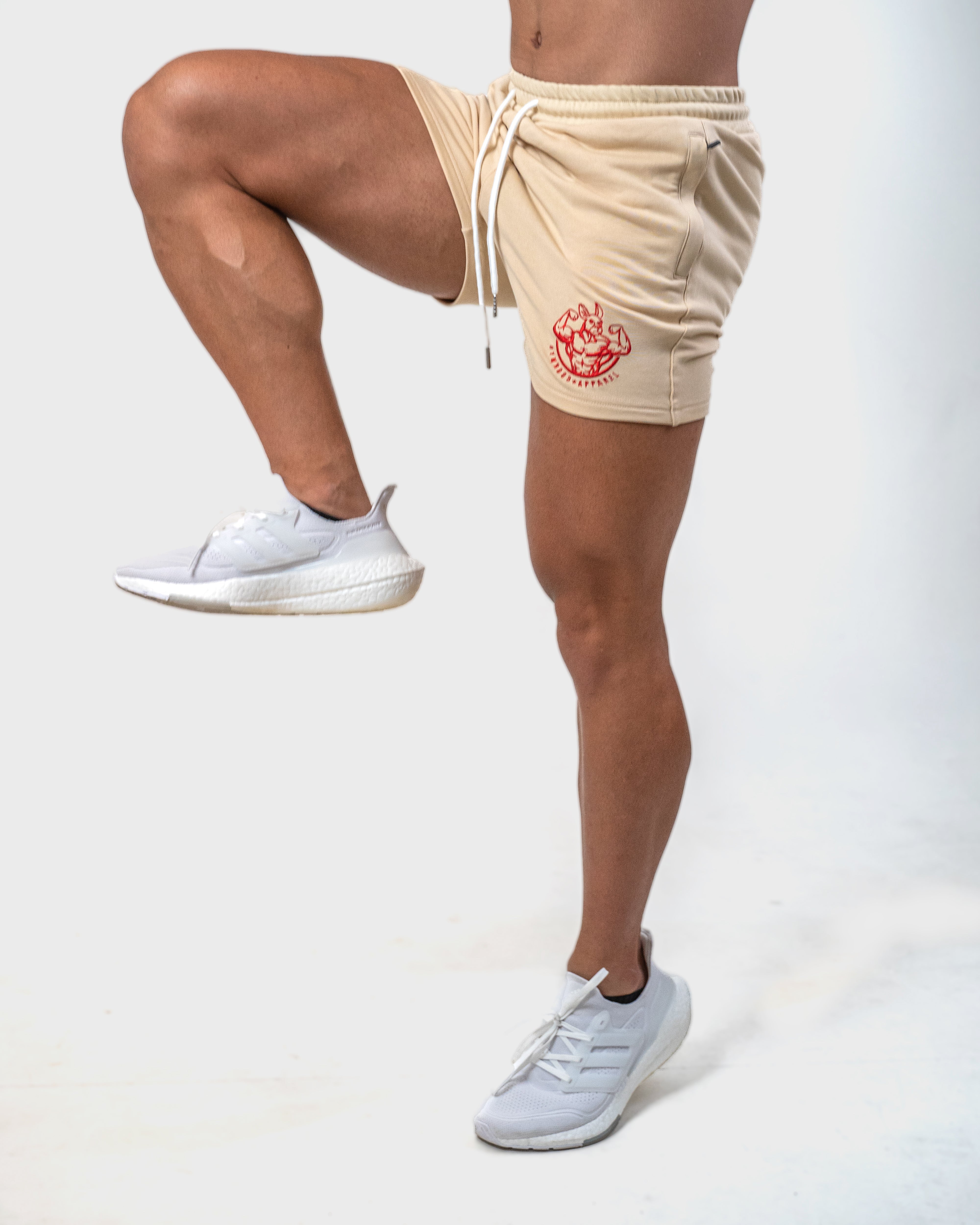 Kanga 5" Shorts - Sand - GYMROOS
