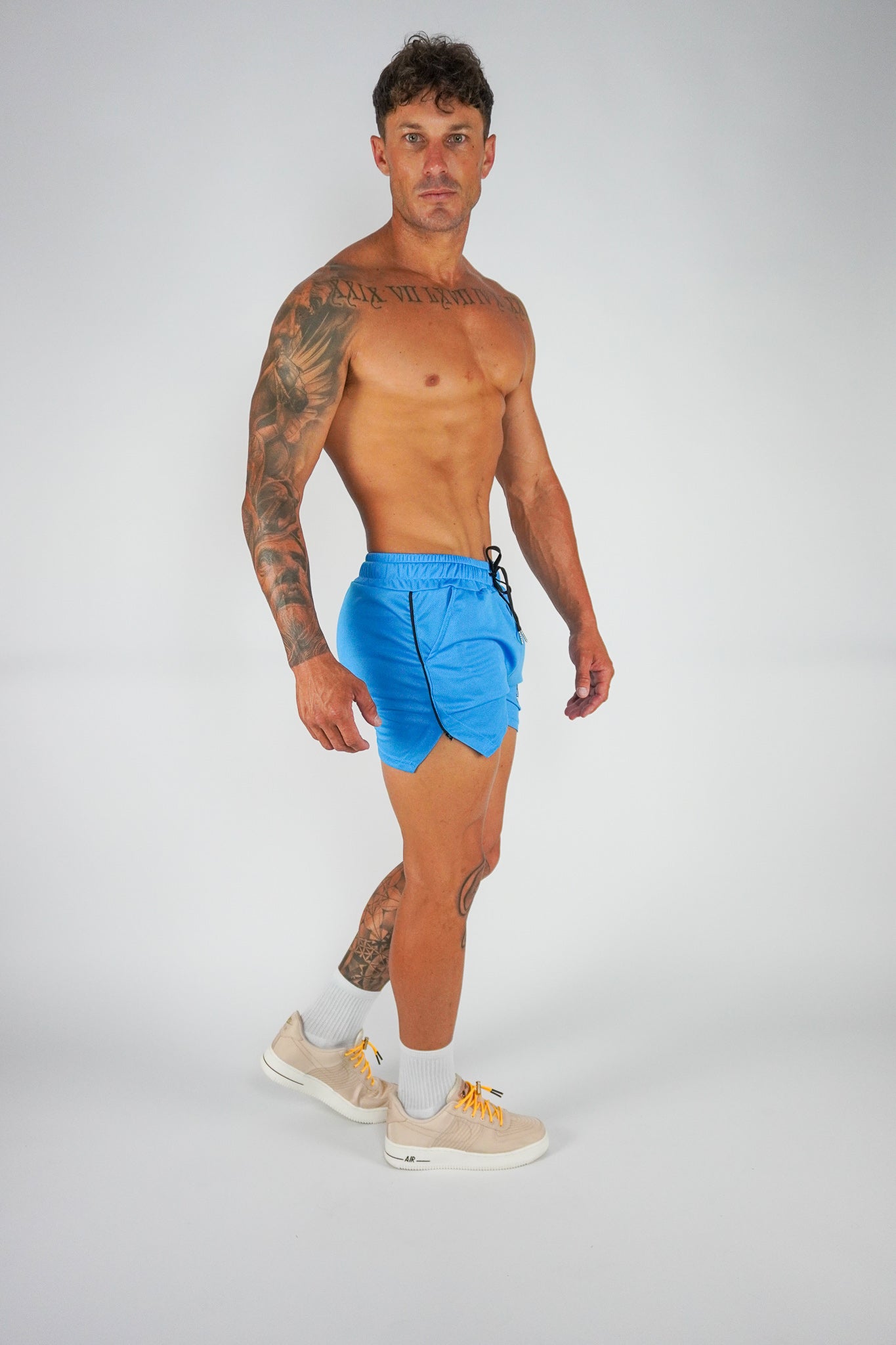 Mesh Shorts - Ice - GYMROOS