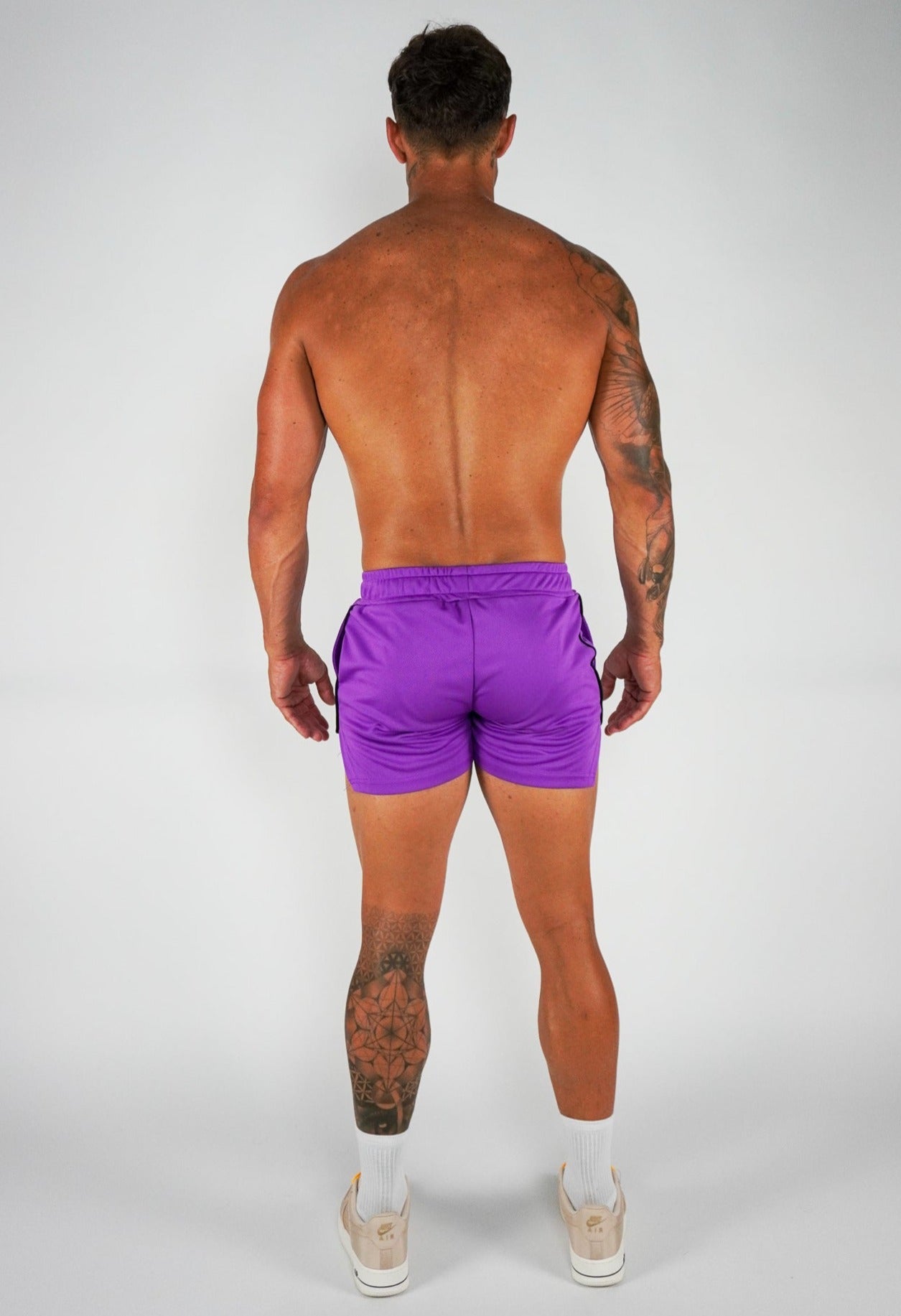 Mesh Shorts - Purple - GYMROOS