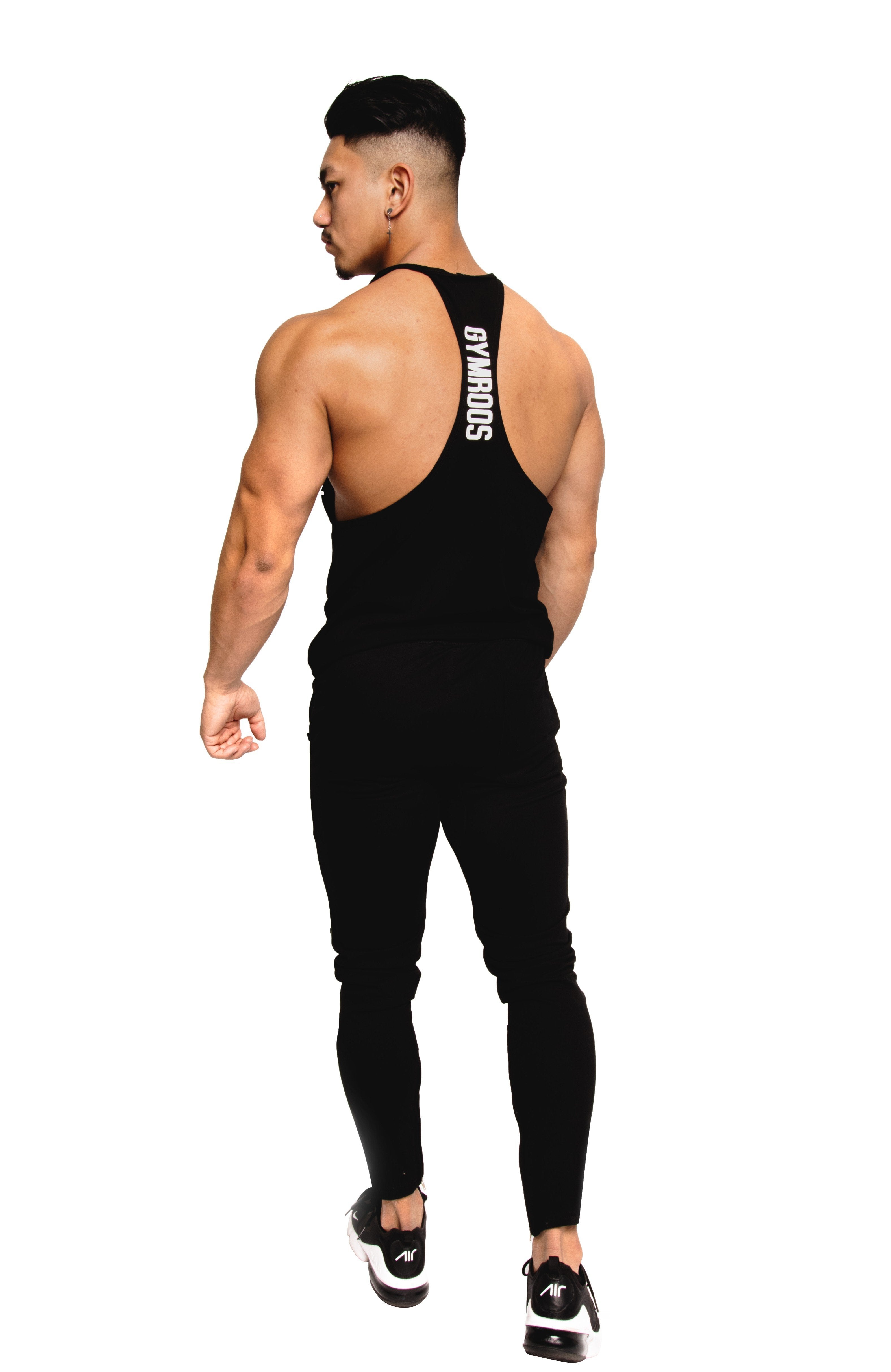 Prime Tapered Joggers - Black - GYMROOS