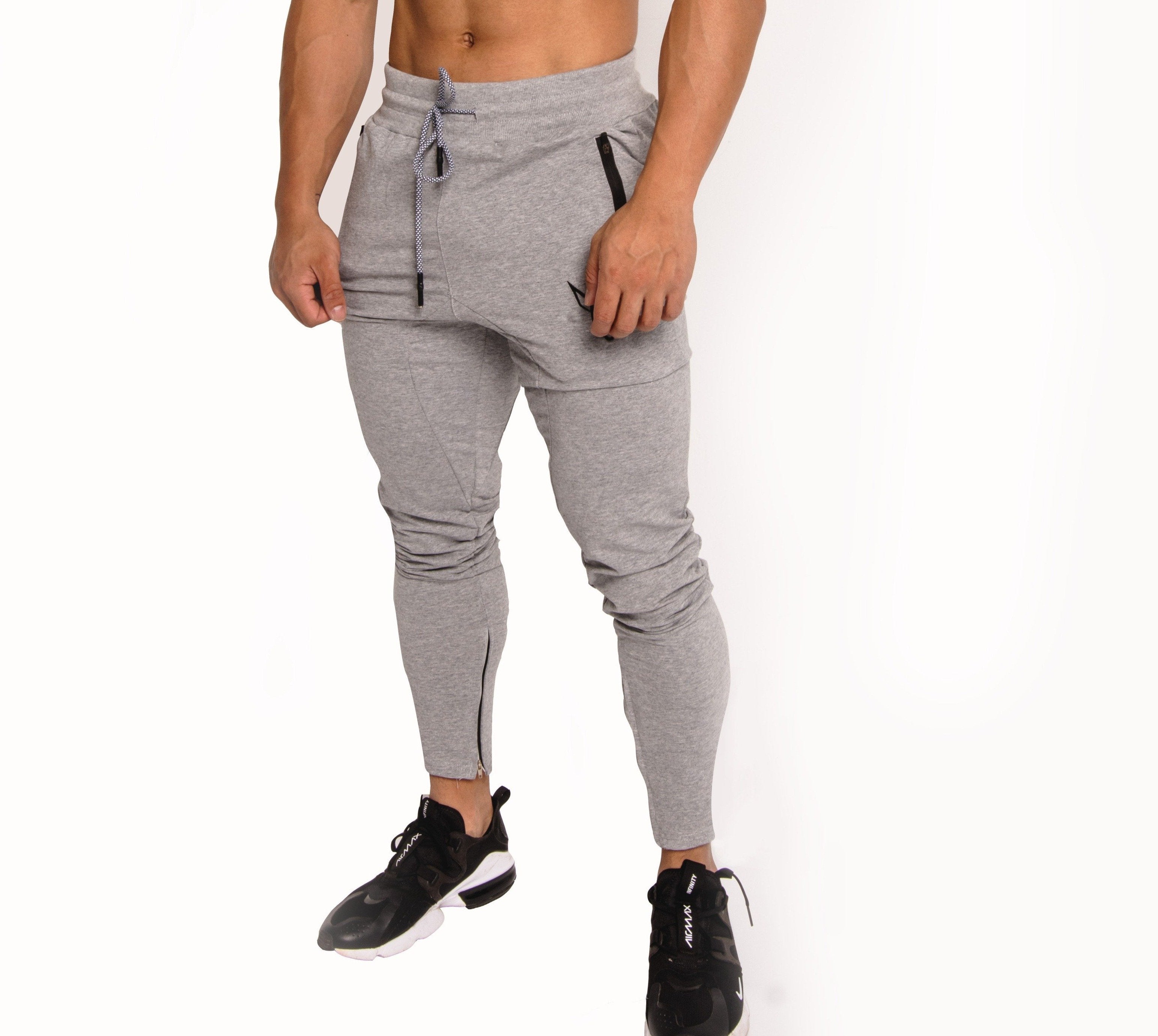 Prime Tapered Joggers - Grey - GYMROOS