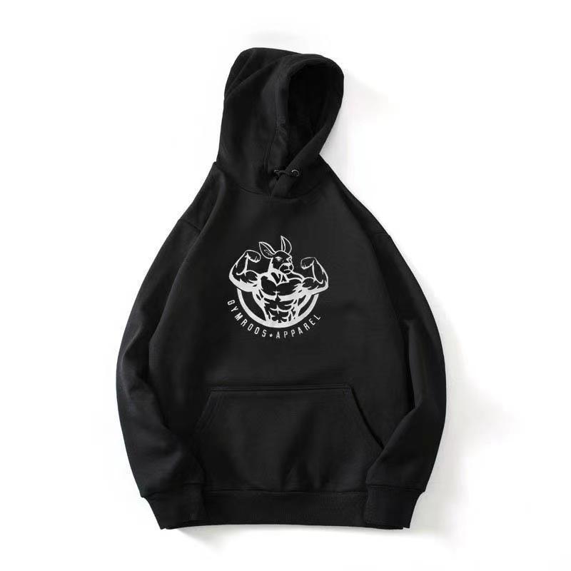 Roo Hoodie - Black - GYMROOS