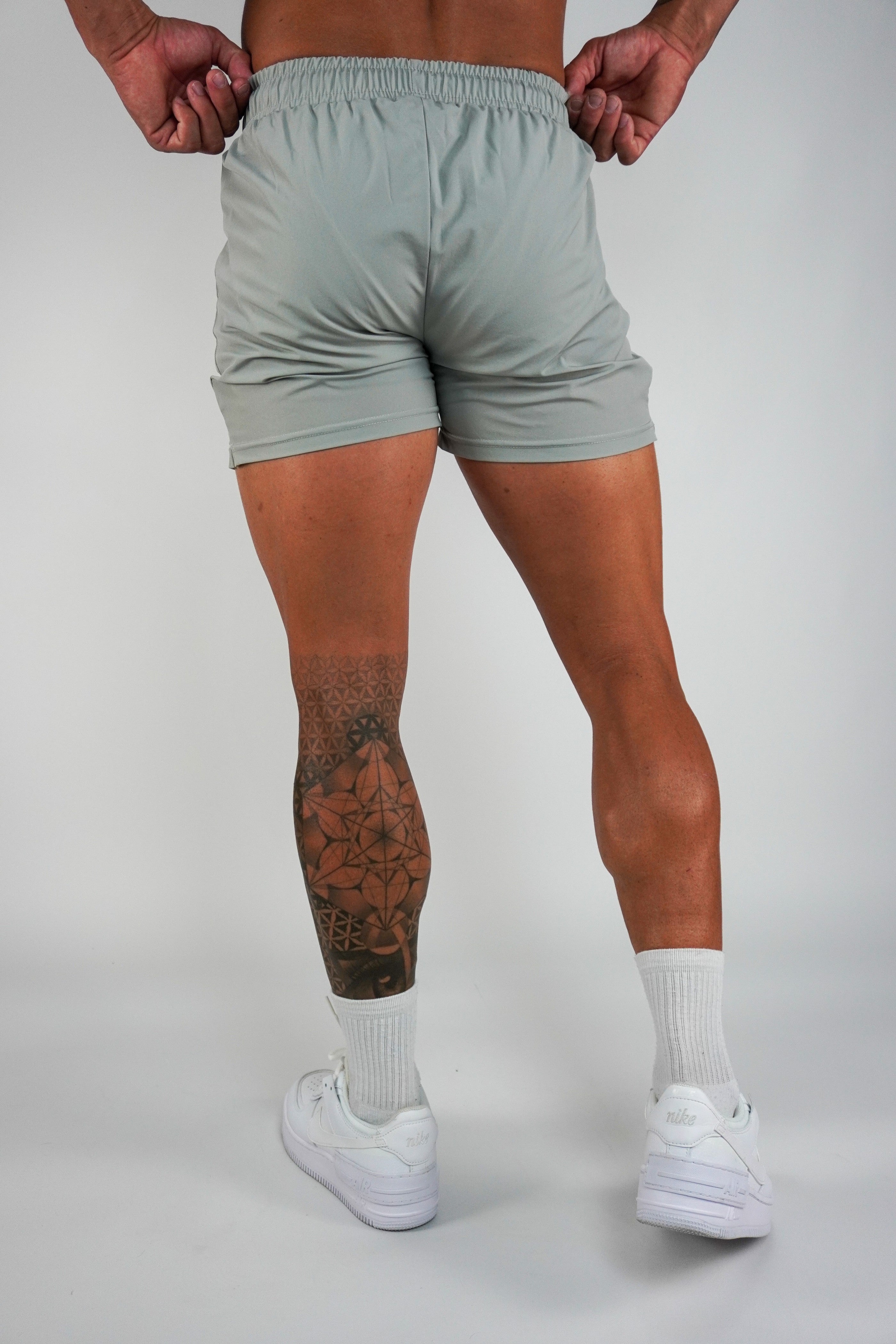 Roo Shorts - Grey - GYMROOS
