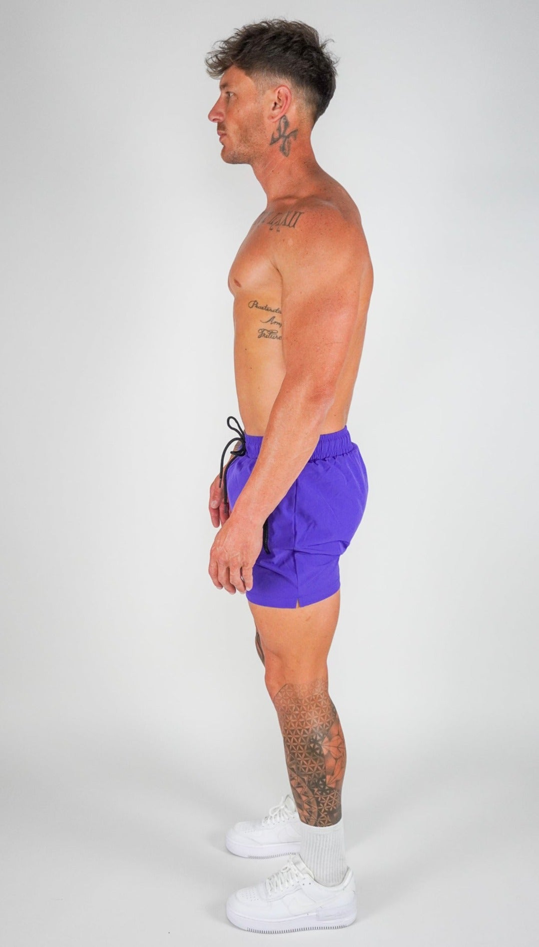 Roo Shorts - Purple - GYMROOS