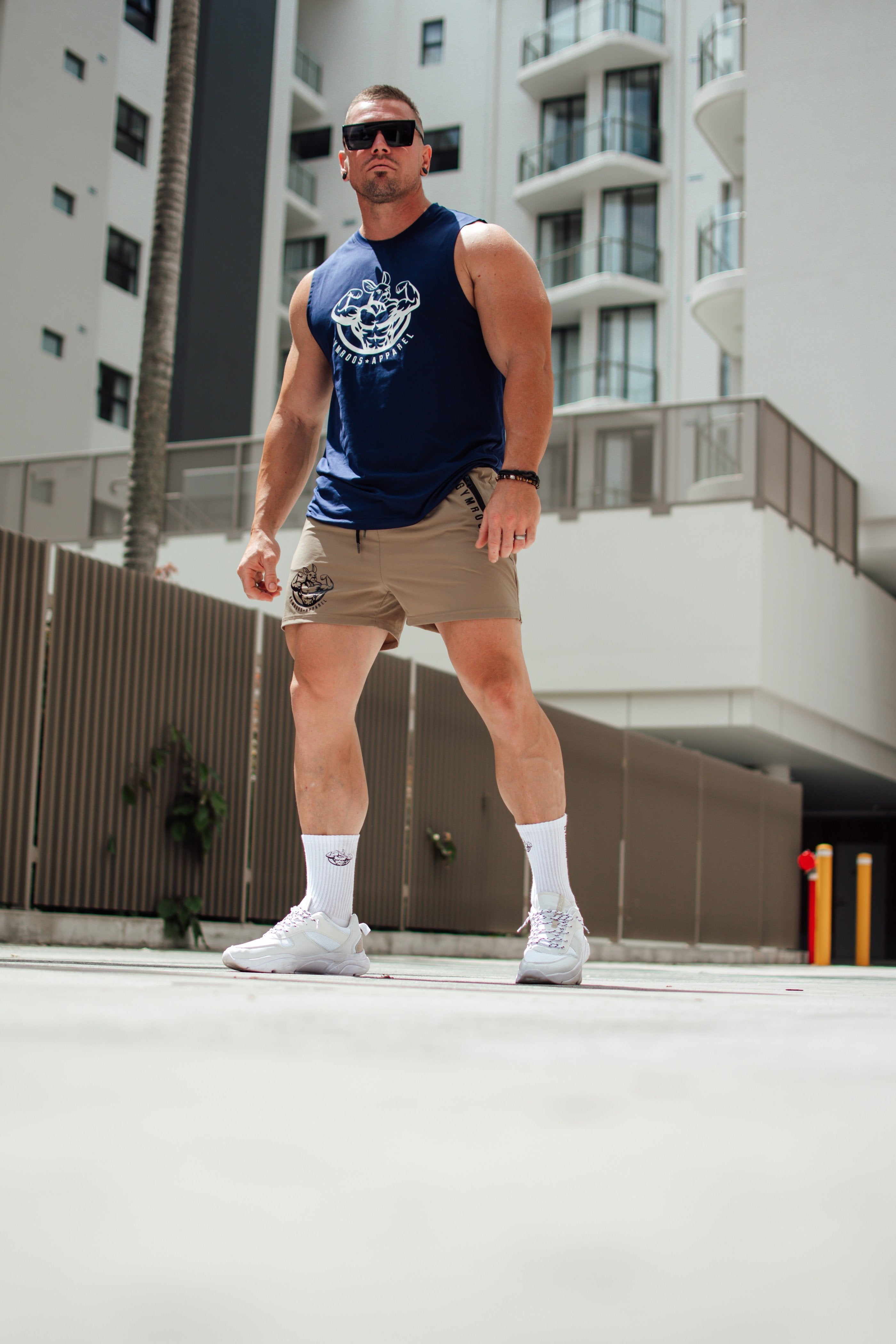 Roo Tank - Navy Blue - GYMROOS